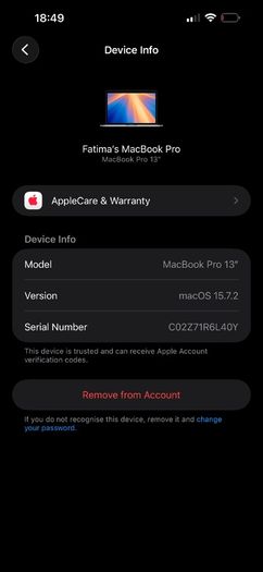 MacBook Pro 13" 2019
