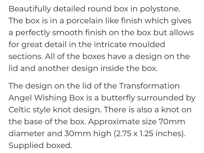 New Butterfly Trinket Box