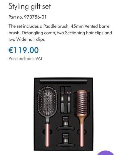 Dyson styling set