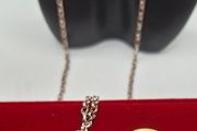 Vintage sterling silver swivel fob necklace