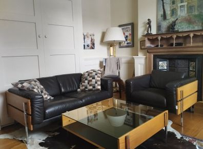 Mid - century Habitat two seater/ sofa/ table