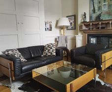 Mid - century Habitat two seater/ sofa/ table