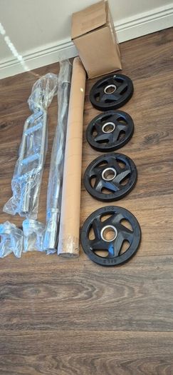 brand new olympic weight lifting set
