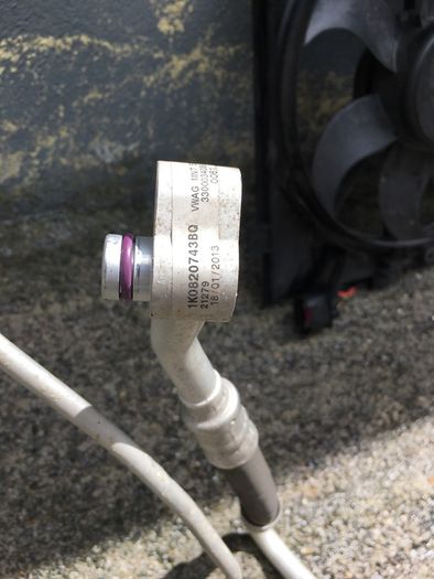 Vw scirocco aircondition pipes