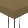 Garden Gazebo 6x3x2.7 m Taupe 180 g/m2 Image 2