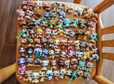 Littlest Pet Shop figures cats dogs