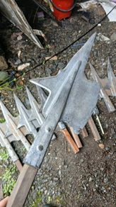Battle pikes Halloween props