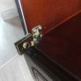 Vintage Mahogany-Style TV Stand / Media Cabinet (On Wheels) Image 9