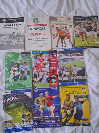 10 X GAA NFL Programmes