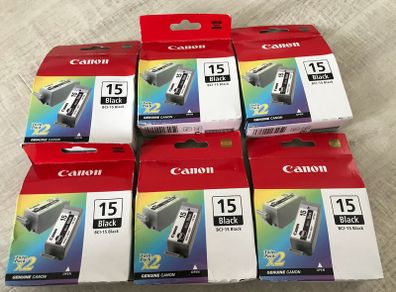 Brand new canon 15 black twin pack cartridges