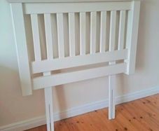 Warm White Heavy Single Headboard