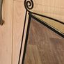 Beautiful Large Iron Beveled Edge Mirror Image 4