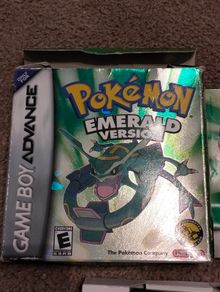 Pokemon Emerald Nintendo GBA Gameboy Advance NTSC USA