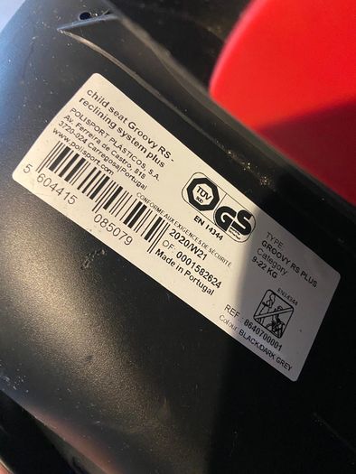 Polisport Groovy RS Plus Child Bike seat