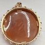 Vintage 9ct gold cameo pendant Image 8