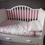 White cot bed Image 5