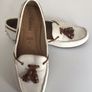 Ladies Gabor White leather Moccasins Size 7 Image 2