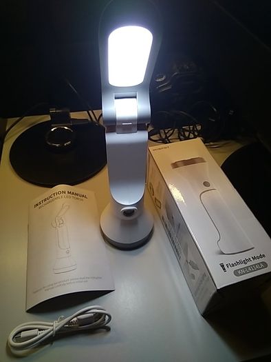 Rechargeable LED Torch + Table Lamp