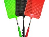 3 Pack Extendable Fly Swatter -Insect Spider Wasp Bug Swatter Metal Long Handle Fly Swatter Telescoping Fly Swatter for Use Indoors & Outdoors