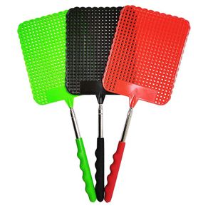 3 Pack Extendable Fly Swatter -Insect Spider Wasp Bug Swatter Metal Long Handle Fly Swatter Telescoping Fly Swatter for Use Indoors & Outdoors