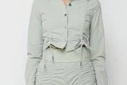 Maniere De Voir Cropped Shirt UK 8