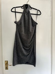 Sliver Grey Sparkly AX Paris Dress New with Tags