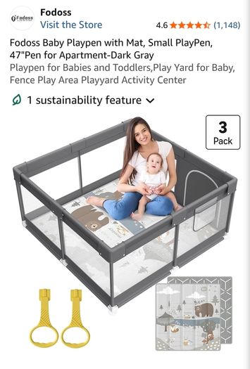 fodoss baby playpen
