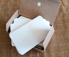 Box of blank cards