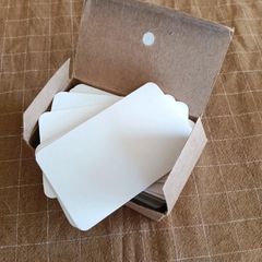 Box of blank cards