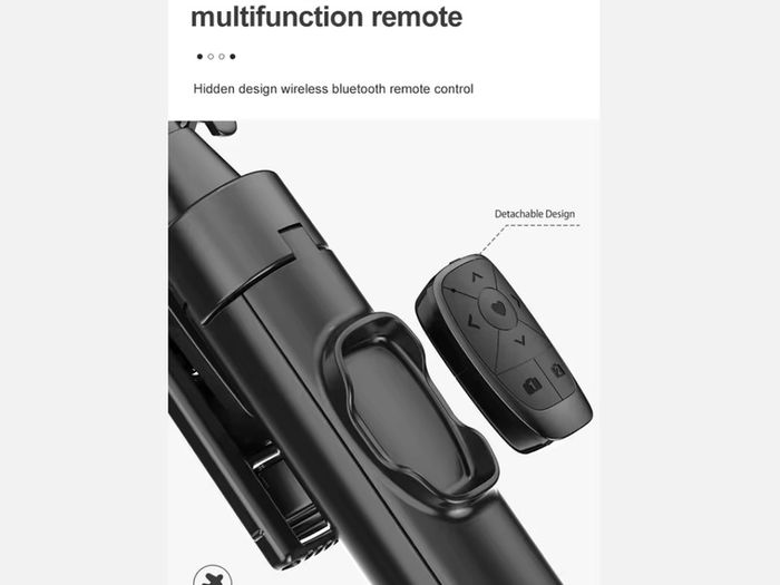 A36 Selfie Stick Tripod Mini Extendable 3 in 1 Selfie Stick with Wireless Remote and Tripod Stand Holder
