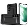 Black Shockproof Armour Case For Samsung Galaxy S23 PLUS Hybrid Back Cover Image 2