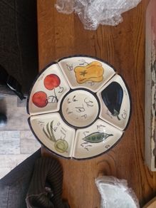 Rayware dining set/lazy susan