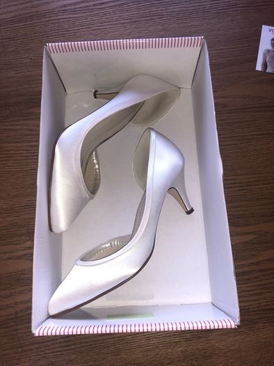 satin wedding shoes size 5 rainbow