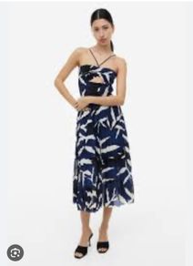 H&M blue dress