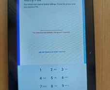 Alcatel 7 inch Tablet, pin locked, in very good condition
