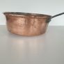 French large copper saucepan antique kitchenalia Image 3