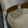 3 x Beige Fabric Dining Chairs Like New in Box Image 4