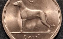 Ireland 1969 Six 6d pence coin.