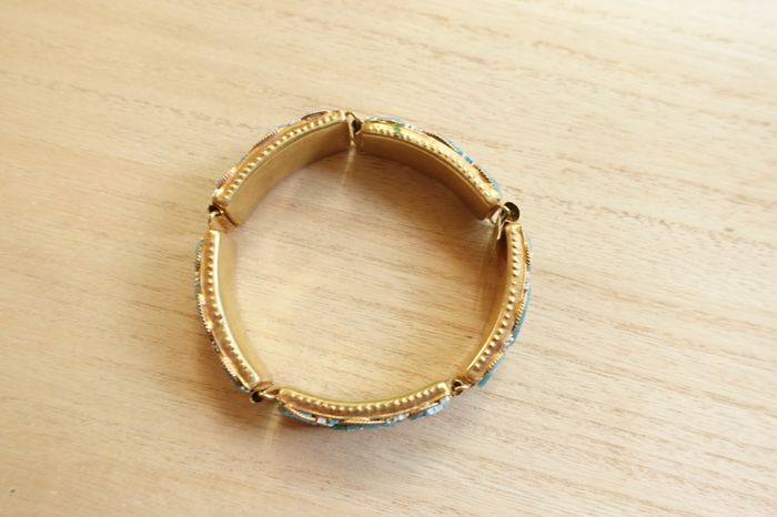 Vintage Italian Micro Mosaic Bracelet.