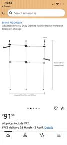 Heavy Duty Clothes Rail
