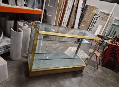 glass shop display vintage