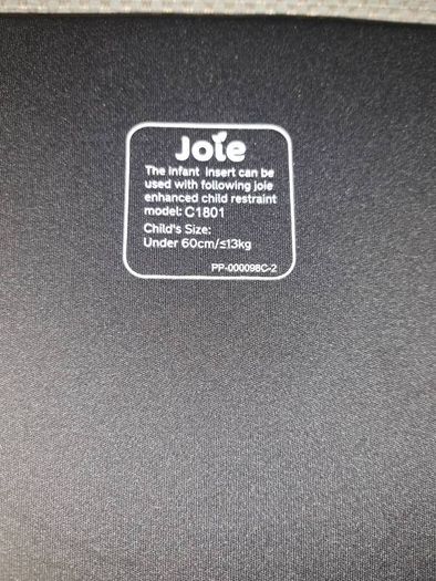 Joie iSpin Newborn Inserts
