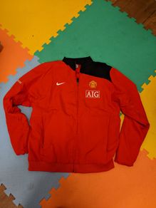 Manchester United boys zip top