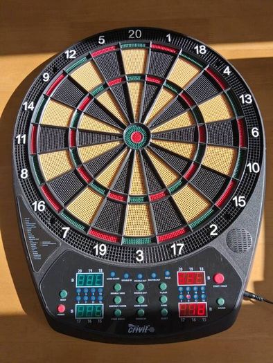 Crivit Electronic Dart Game With Darts & Instruction Manuel - RRP - 29.99