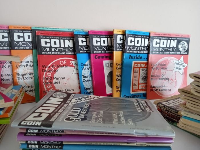 Coin Monthly: The Magazine for All Coin Collectors (56 Volumes) January, 1975 - November, 1980 (GT562)