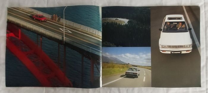 Vintage 1985 Nissan Bluebird Sales Brochure. Rare Automobilia