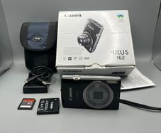 Canon IXUS 162 20MP Digital Camera Black - Boxed - Full Kit - Nr Mint