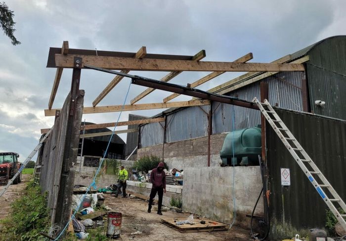 Farm shed repairs