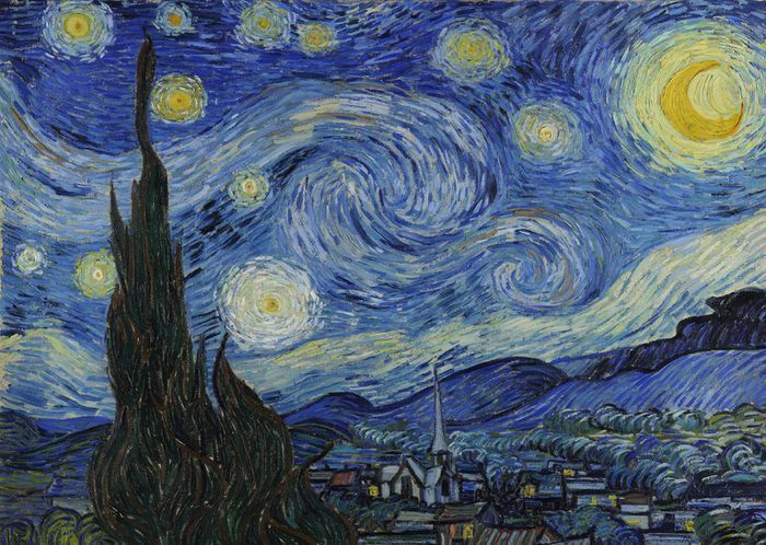 Vincent Van Gogh - Starry Night - Rare Mini Print/Poster