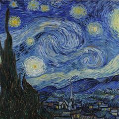 Vincent Van Gogh - Starry Night - Rare Mini Print/Poster